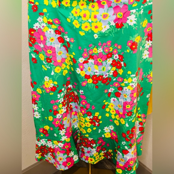 Talbots Green Floral Dress - Picture 4 of 9